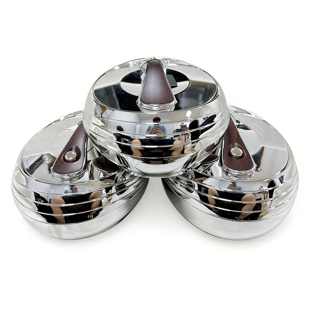 Food warmer insulated lunch box three-piece set: stainless steel insulated lunch box, insulated bucket, and insulated bowl - hot selling for export
