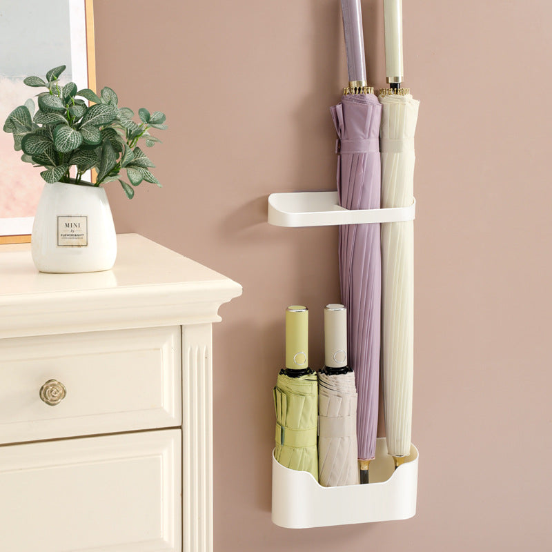 Japanese style umbrella storage rack, indoor umbrella rack, commercial for home door rear umbrella rack, punch-free umbrella wall hanging storage