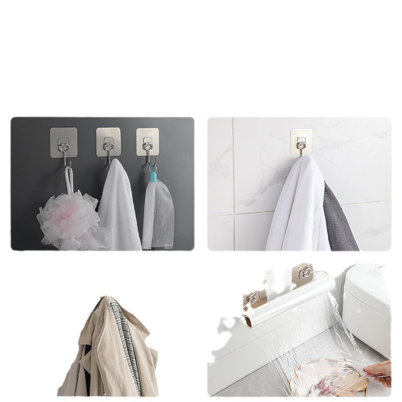 Dormitory super glue large hook wall non-punching sticker hook hanging heavy objects kitchen hook bathroom paste no trace