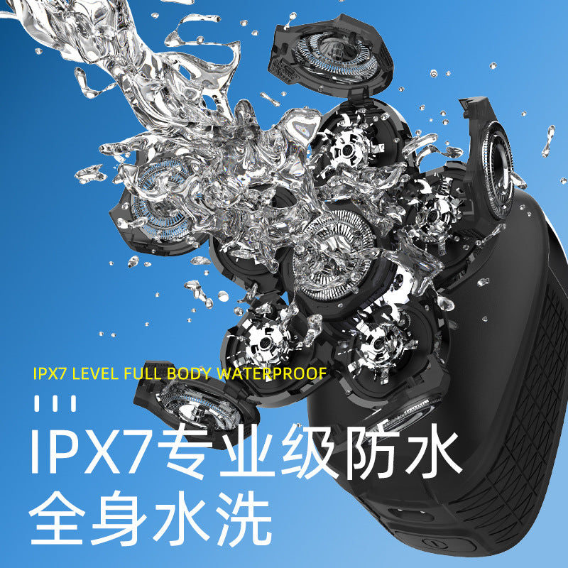 New arrival electric shaver, bald shaver, six-head shaving, self-service rechargeable razor, 8w efficient shaving