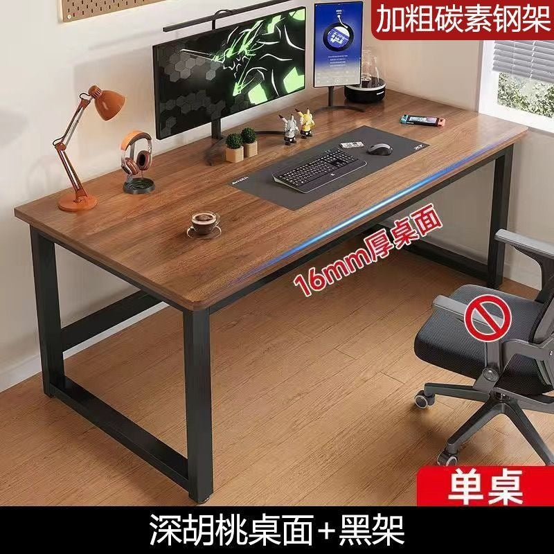 Computer desk student study desk bedroom desktop office desk writing rectangular home study desk table freestanding