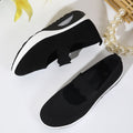 Breathable mesh platform sneakers - autumn  air cushion plus size slip-on running shoes for women -