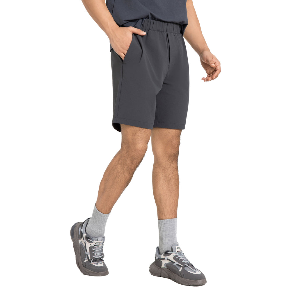 New summer loose casual sports shorts for men - quick-dry, breathable, elastic waistband with drawstring - running & fitness shorts dmk003