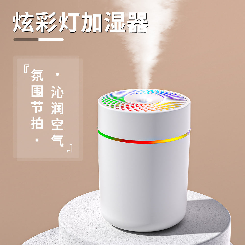 25 new cross-border car ambient light humidifier, usb home desktop silent mini hydrating air atomizer