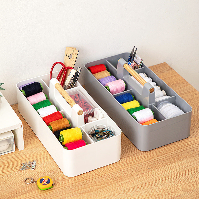 Sewing Box Household Stackable Multifunctional Drawer Storage Box Desktop Portable Sewing Kit Sewing Tools Organizing Box