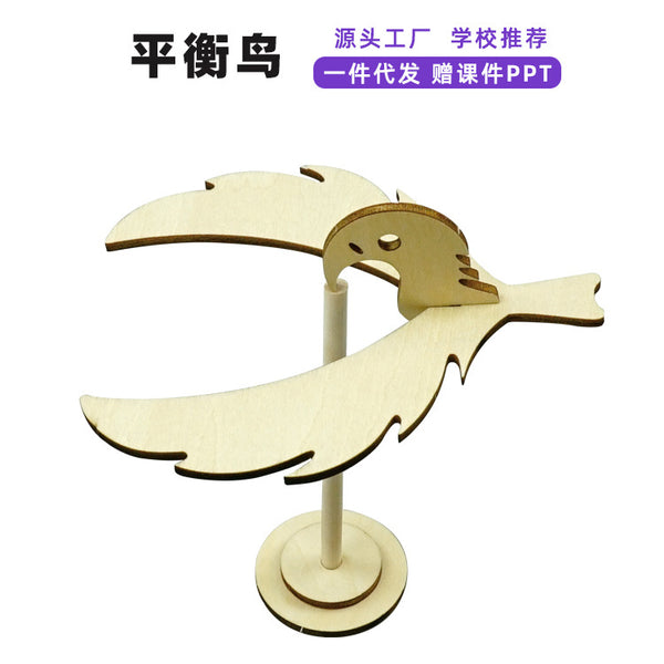 Balance Bird, Balance Eagle Wood Science Experiment Primary and Secondary School Children's Handmade Technology Small Production Fun Toys