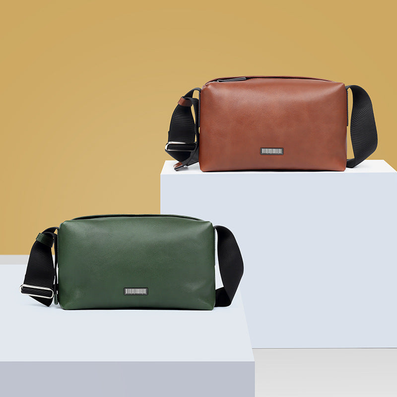 New leather men's bag fashion casual men's messenger bag large capacity first layer cowhide trend men's shoulder bag