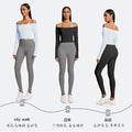 Amazon cross-border new long-sleeve sports t-shirt, one-shoulder fitness top, running pilates sexy yoga wear