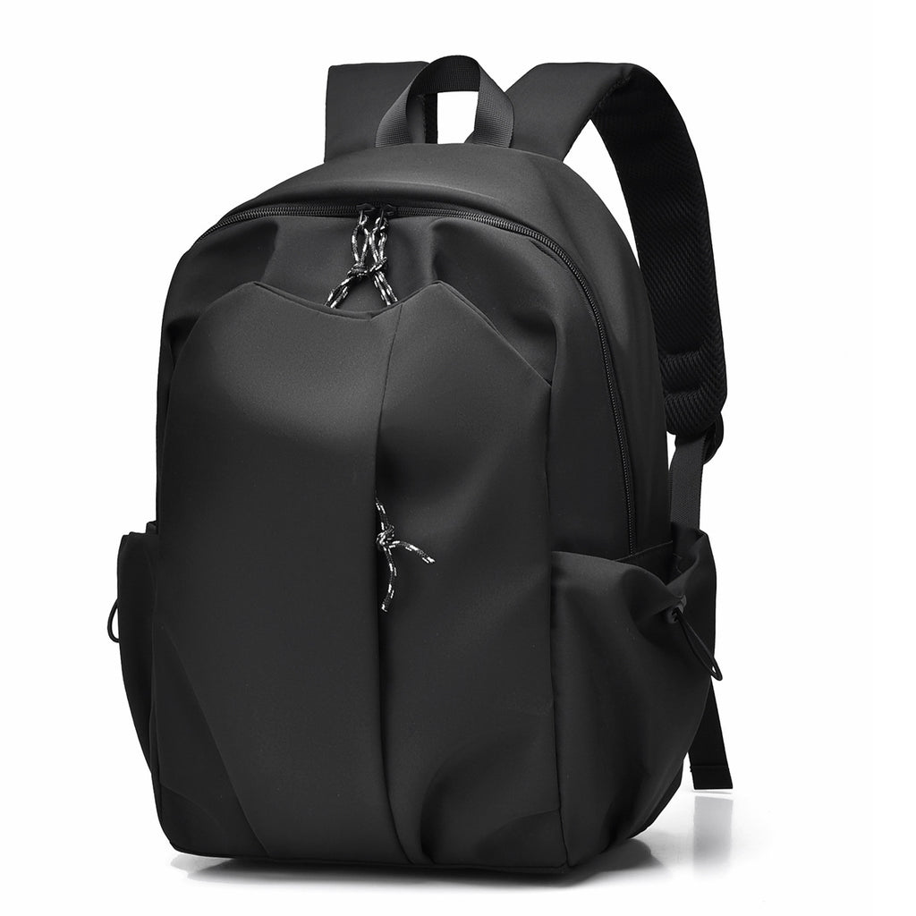 Solid color simple backpack versatile large capacity 16-inch computer bag backpack 2024 new ins student backpack