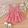 Kids clothing  cross-border new arrivalfashion spring & fallgirl red suspender dress baby children's clothing