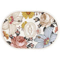 American retro floral diatomite mat - non-slip bathroom mat, absorbent & quick-drying entrance mat for bathroom and doorway