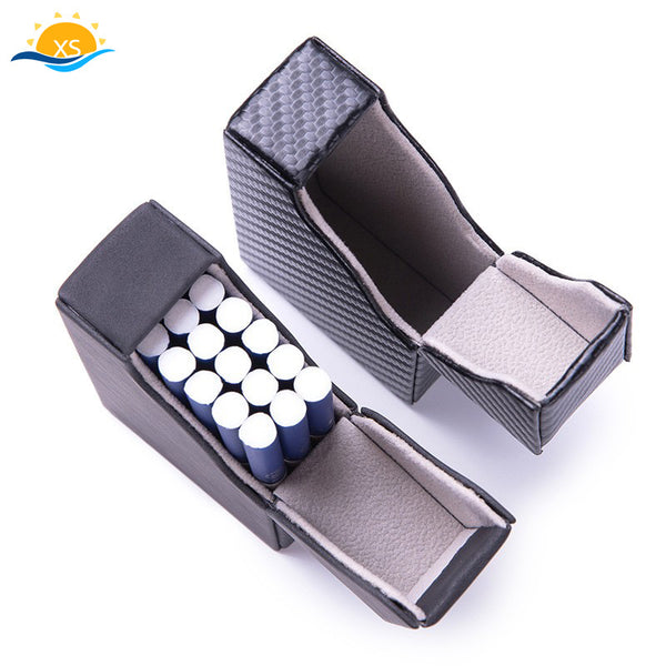 Wholesale men's cigarette packs 20 pcs whole box of thick cigarette packs, fashionable and simple, portable leather protective case, flip case.