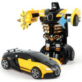 Kids' impact-activated transforming inertia car - boys' toy, impact-transforming sports car, racing car - wholesale for night market, park, and street vendor goods