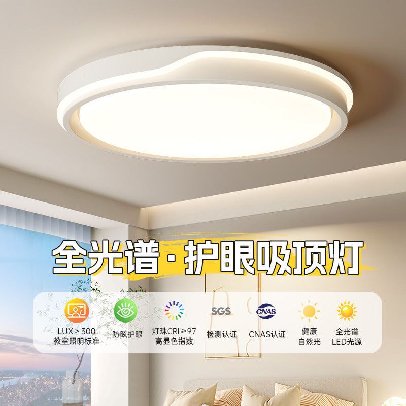 Living room headlight lighting simple ultra-thin full spectrum led ceiling light bedroom advanced sense Zhongshan Lighting Factory direct sales