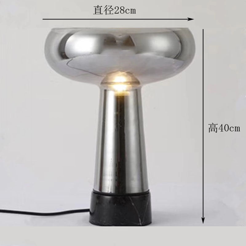 Modern minimalist glass table lamp - bedroom bedside lamp - designer high-end nordic style - living room, study, decorative home & hotel lighting
