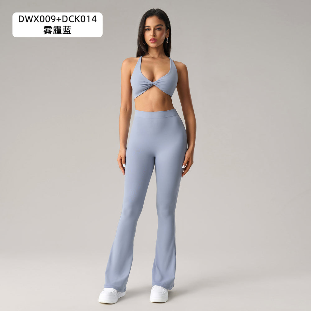 fashion tight butt lifting fitness yoga pants zipper long sleevesjacket push-up sports bra yoga suit