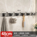 No punching clothes hook, door rear clothes hanger, wall-mounted door entrance, coat cabinet hook, strong row hook