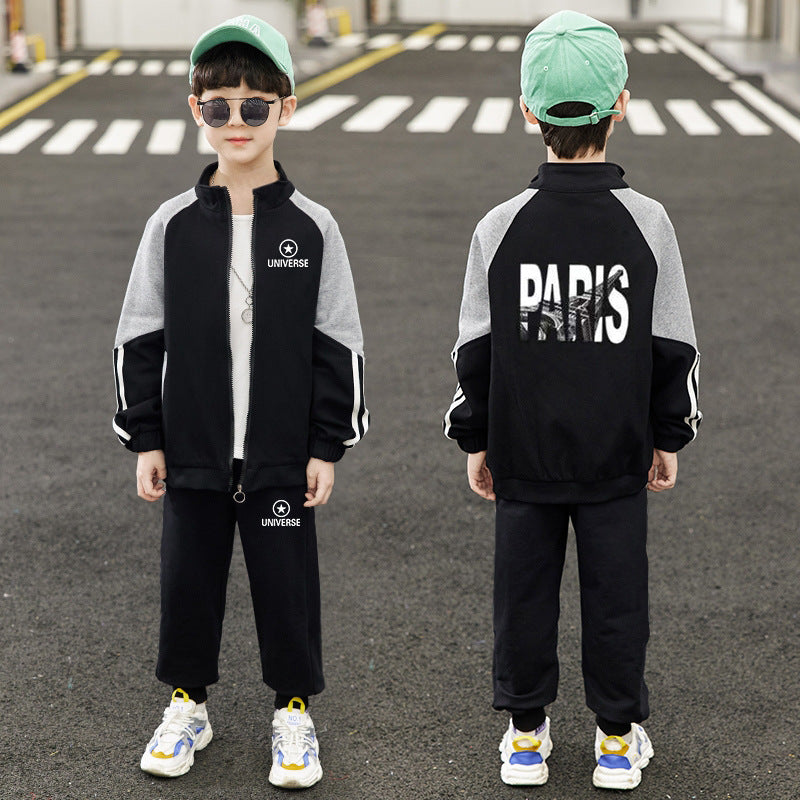 Boys' spring outfit set: new  collection - stylish spring clothes for boys, ages 6-12, trendy spring/autumn apparel