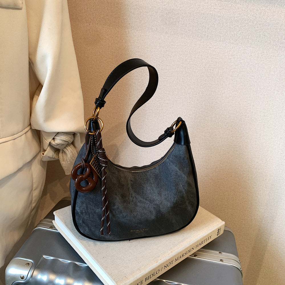 niche style design dumpling bag for women new arrivalk-styleretrowork clothing shoulder bag trendyeasiest for matchstylish armpit bag