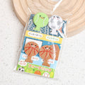 popular football creative fruit fork accessible luxury high-end cute cartoon fork set disposable