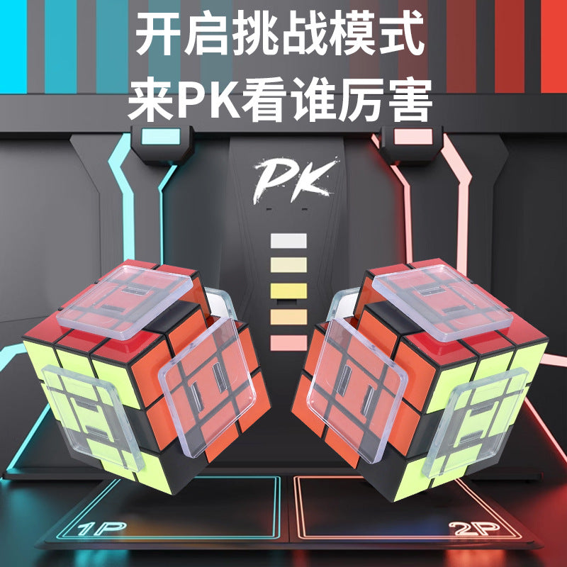 new huarong dao rubik's cube 3x3 puzzle toy, educational toy for boys aged 7-10, early education brain training