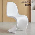 For home backrest chair stackable restaurant popular makeup chair casual creative dining chair sitting negotiation office chair