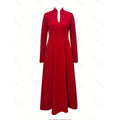 Women's spring/autumn fashionable elegant solid color stand collar slim fit long sleeve dress - perfect for casual, business, office, and date outings
