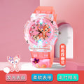 Kids' cartoon sanrio kuromi luminous electronic watch - girls' digital & analog quartz watch for elementary and middle school students