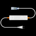 Flicker-free led strip light with plug adapter, ballast, and three-color dimming. plug-in design, supports tmall genie, 220v