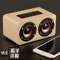 Wooden bluetooth speaker - high volume, high power, multifunctional, desktop, outdoor, home use, wireless bluetooth audio subwoofer