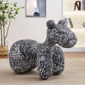 Creative pony chair - adorable kids' animal ride-on sofa stool - cartoon chair plush toy - home decor accent