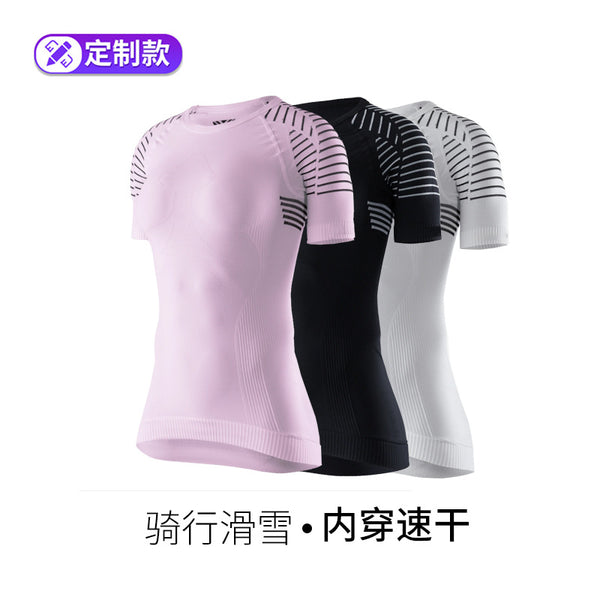 [Customized] Outdoor mountain road cycling clothes Fitness training clothes Men's and women's sports quick-drying short sleeves