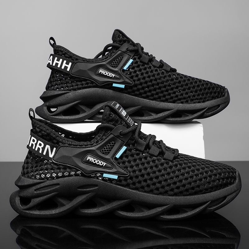 2026 spring new arrival: men's trendy lace-up running shoes - breathable low-top mesh sneakers for everyday wear