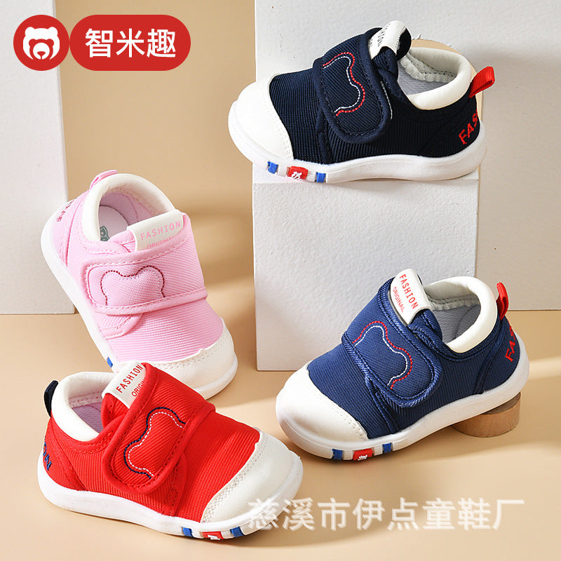 Toddler shoes for boys, spring and autumn, 0-1-2 years old, soft sole breathable infant and toddler shoes for girls