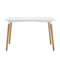 Wood dining tableexport solid wood dining tablefor home dining tablerectangular tablemoderncasual negotiation table