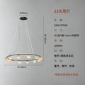All-copper natural marble living room chandelier - minimalist bedroom, dining room, showroom designer light - light luxury - eu ce certified