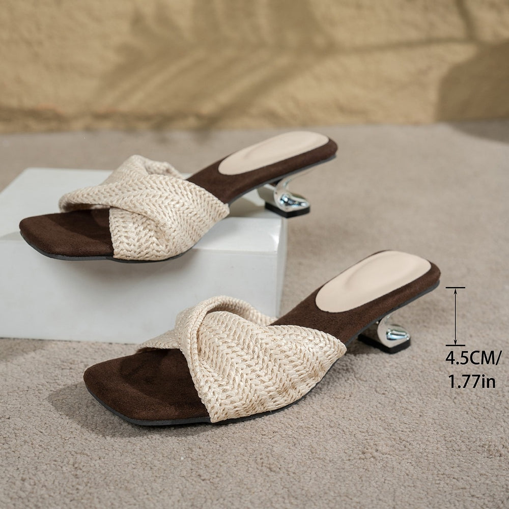 summer new arrival: plus size women's casual comfortable french style fashion high heels for wholesale