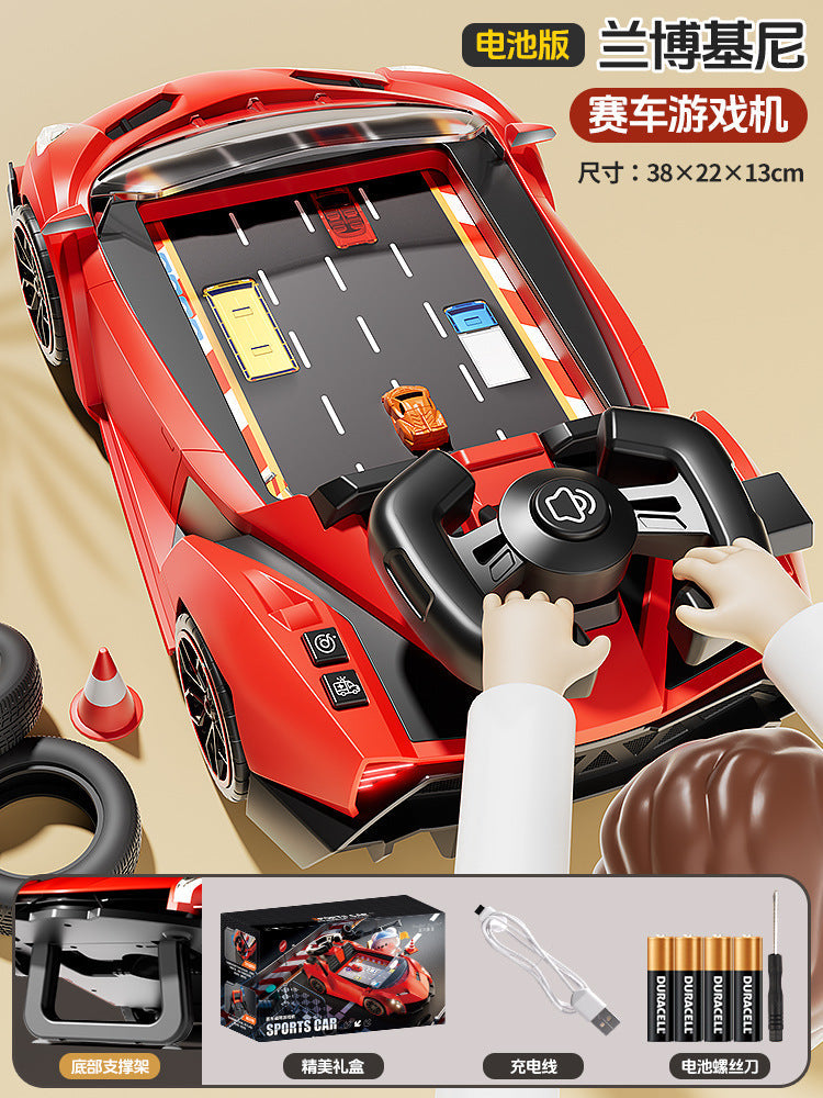 Kids Racing Adventure Obstacle Avoidance Game Console Toy Puzzle Boy 3 Years Old 6 Car Simulator