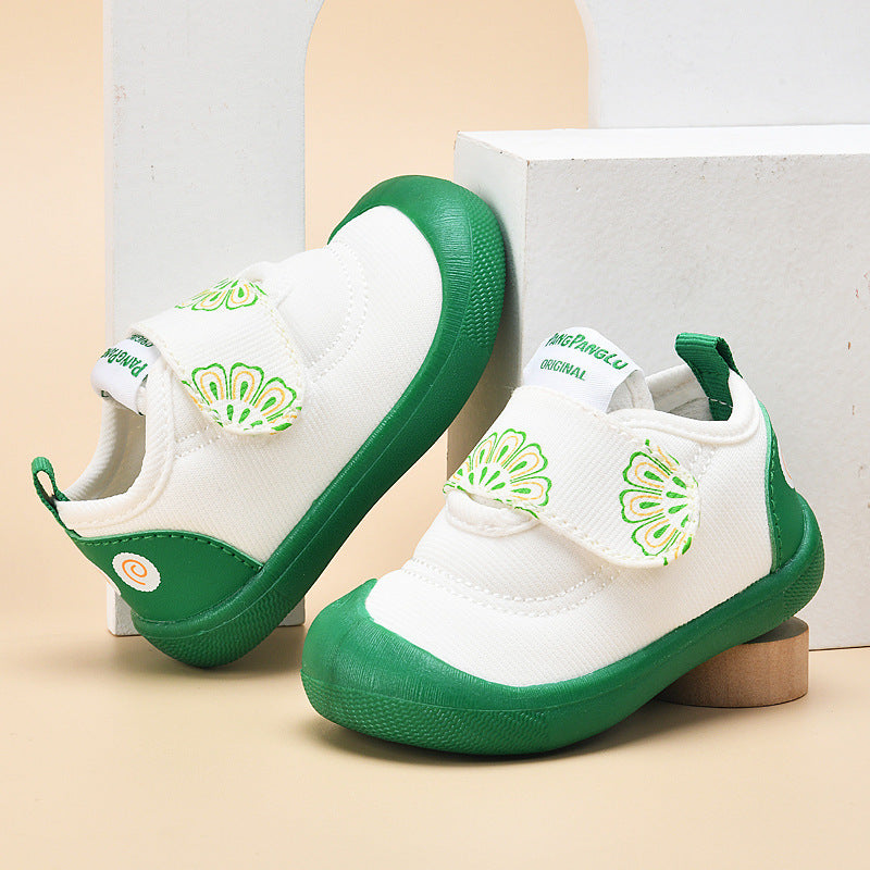 Toddler shoes for baby boys 0-1-3 years old, infant shoes for spring and autumn, soft sole, non-slip, breathable, and secure fit for baby girls