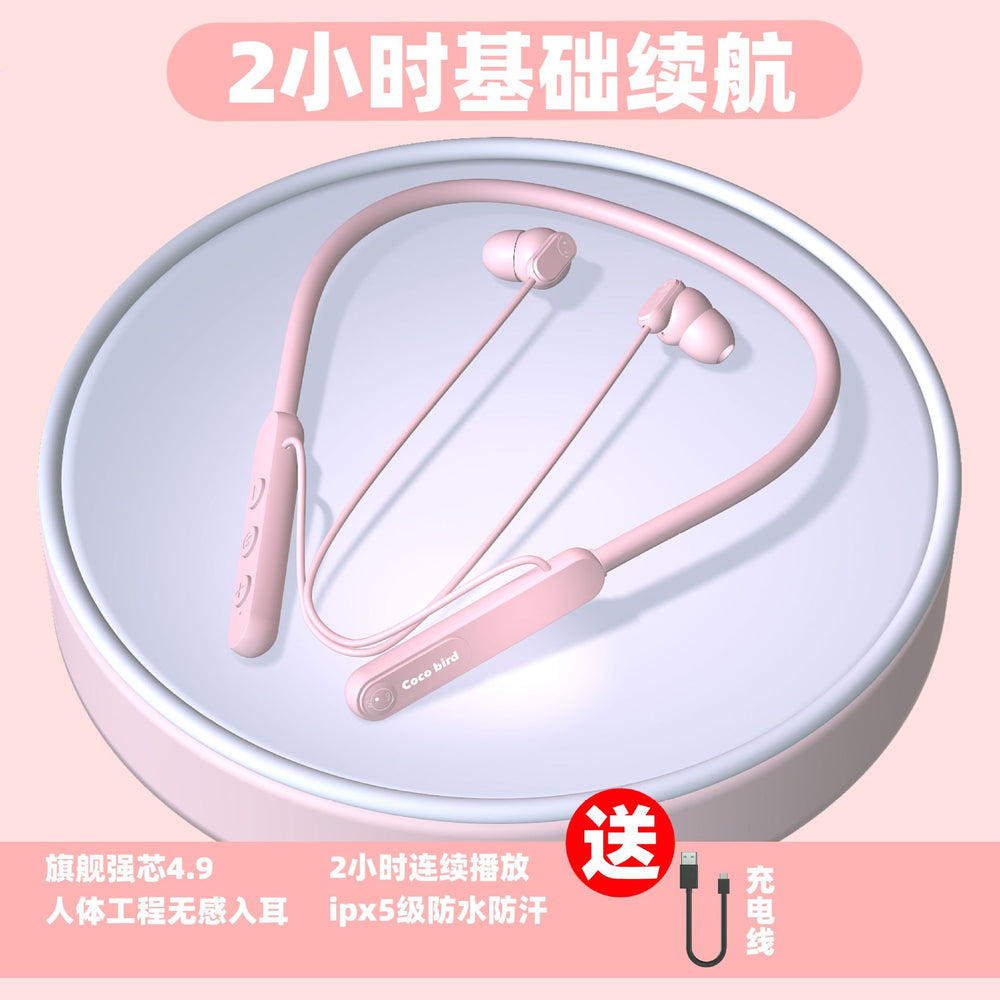 Shadow giant bluetooth wireless sports neckband headphones - in-ear, long-lasting battery, universal fit