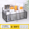 No-drill wall mount shelf - multi-purpose storage for bedroom, bathroom, kitchen, and dorm room
