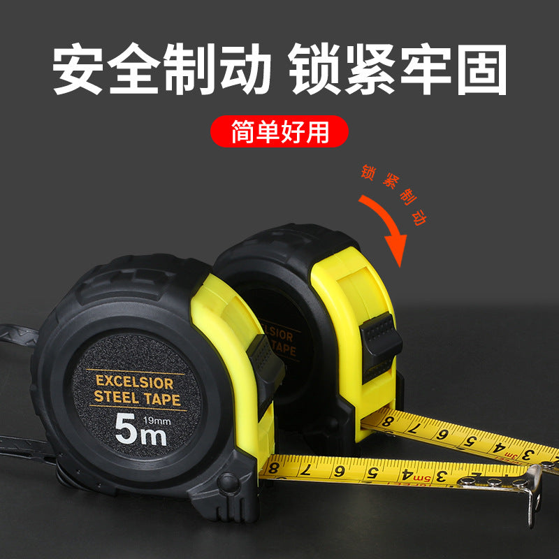 Factory supply wholesale tape measure 5 meters centimeter 3 meters thickened rubber anti-drop imperial 7.5m box measure 10 meters steel tape measure