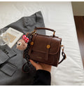 High-end retro small bag for women 2025 autumn new arrivalniche styleeasiest for match small square bag super popular light luxury shoulder satchel bag