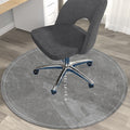 Nordic round rug office study computer chair floor mat home reading area swivel chair non-slip mat