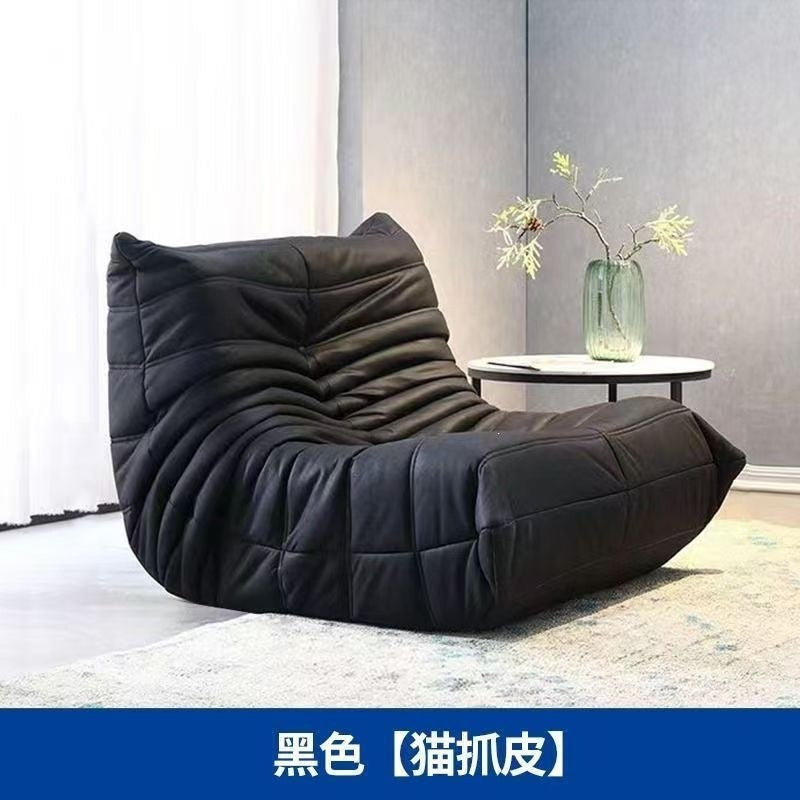 Vacuum compressed sofa full sponge caterpillar lazy sofa can lie down and sleep sofa chair balcony single sofa