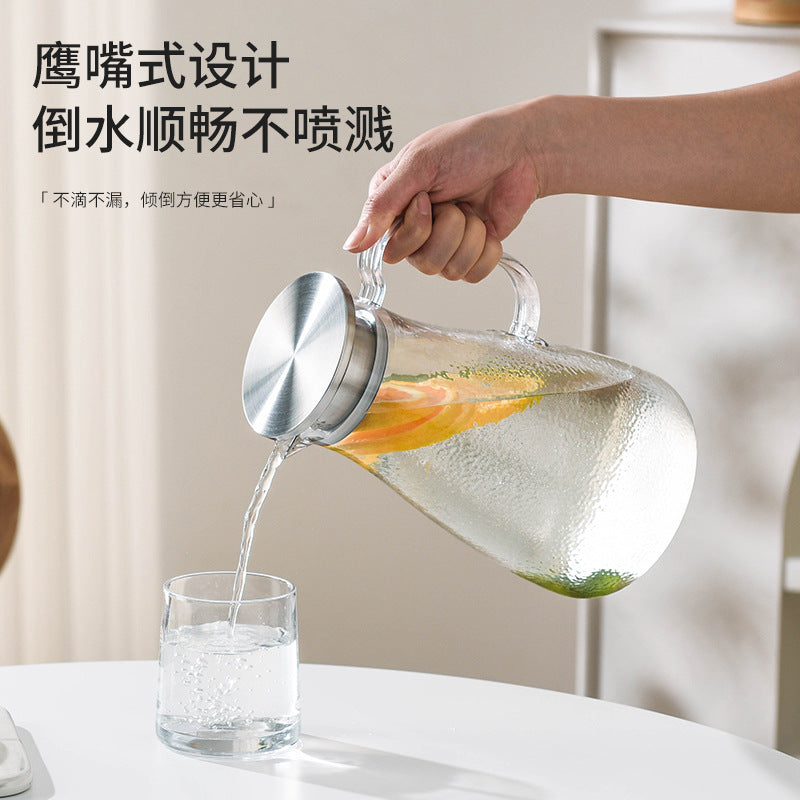 Acrylic pc water pitcher - large capacity cold water dispenser - premium home tea pot - commercial juice pitcher - water dispenser set