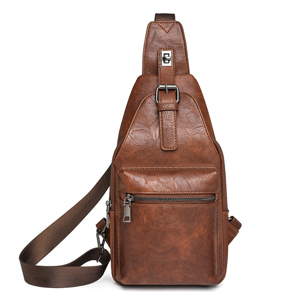 New  PU bag, chest bag, crossbody women's bag, women's shoulder bag, men's fanny pack, one piece, wholesale