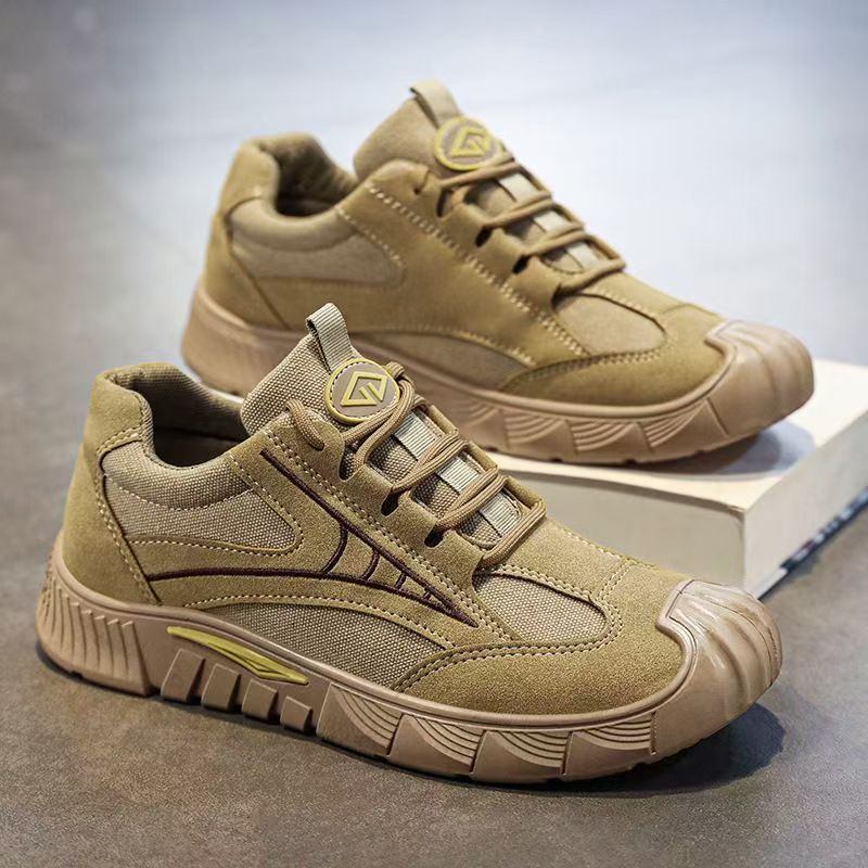 Men's winter work safety shoes: new breathable, anti-slip, wear-resistant athletic work shoes for construction, labor, and hiking