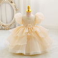 New arrival: children's formal dress - tutu skirt, puff sleeves, cake princess dress for baby girls