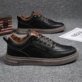 Men's sneakers, 2024 new trendy casual shoes, versatile leather shoes, men's slip-on white sneakers, wholesale and dropshipping available